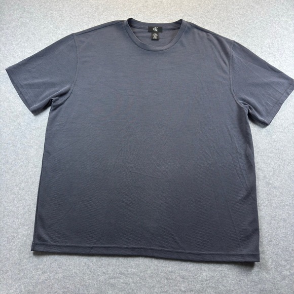 Calvin Klein Other - Calvin Klein Mens XXL Gray Textured Modal Blend Short Sleeve Crewneck T-Shirt